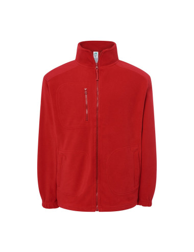 Men`s fleece Red workwear under embroidery for companies, JHK