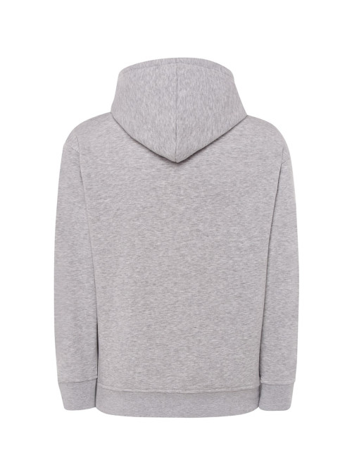 Men`s sweatshirt swra kng kangaroo gray melange Jhk