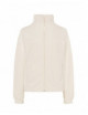 Warmes Damen-Fleece-Sweatshirt 300 g/m2, verstellbarer Boden, Fleece-Flrl 300, gebrochenes Weiß, Jhk