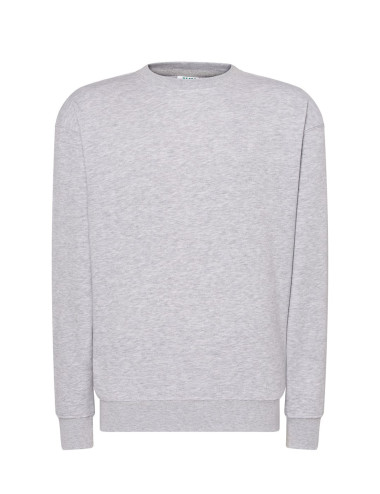 Herren-Sweatshirt SWRA 290 Sweatshirt grau meliert JHK