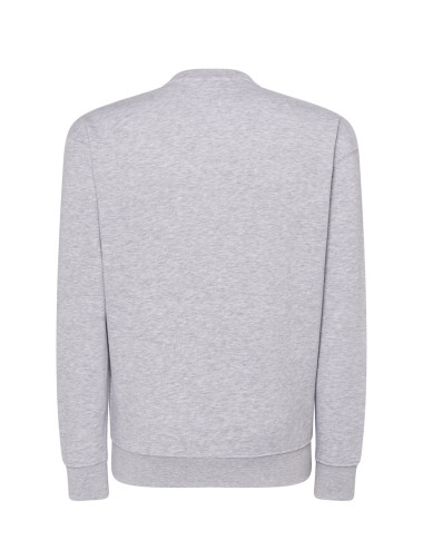 Bluza dresowa męska swra 290 sweatshirt popielaty melanż Jhk
