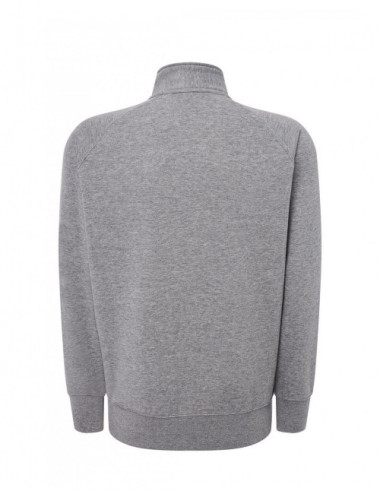 Men`s full zip sweatshirt gray melange Jhk