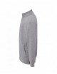 2Herren-Sweatshirt mit durchgehendem Reißverschluss, Graumelange JHK