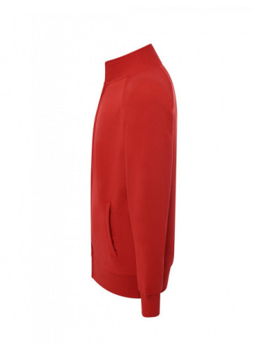 Bluza dresowa męska full zip sweatshirt czerwony Jhk