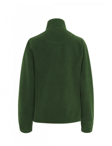 Warmes Damen-Fleece-Sweatshirt 300 g/m2, verstellbarer Boden, Fleece-Flrl 300, flaschengrün, JHK
