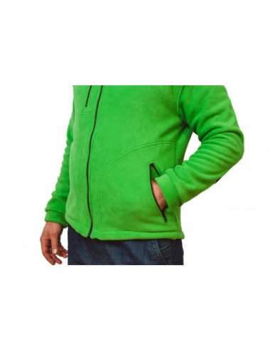 Super warmes Herren-Fleece, verstärkt, FLRA 340 Premium Green/Black JHK