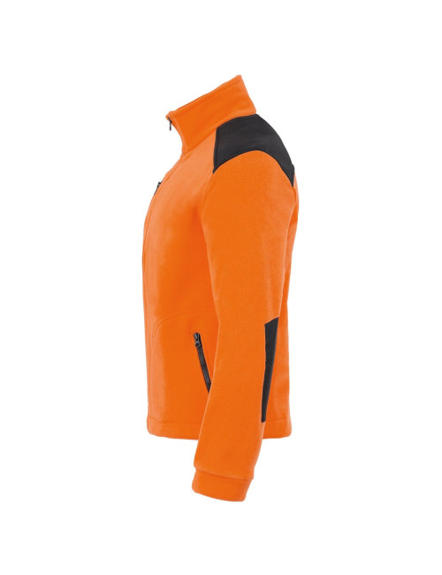 Orangefarbenes Vlies, gut sichtbar, dick, warm FLRA 340, polnisches Produkt