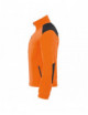 2Super warmes Herren-Fleece, verstärkt, FLRA 340 Premium Orange/Schwarz Jhk