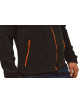 Men`s fleece flra 340 premium black/orange Jhk