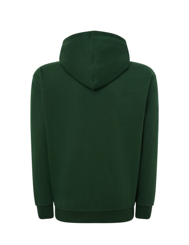 Men`s swua hood sweatshirt bottle green Jhk