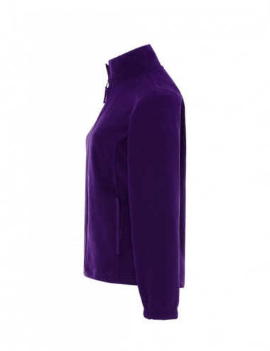 Warmes Damen-Fleece-Sweatshirt 300 g/m2, verstellbarer Boden, Fleece-Flrl 300, lila Jhk