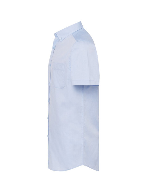 Herrenhemd Sha Oxf SS Blue Sky Jhk