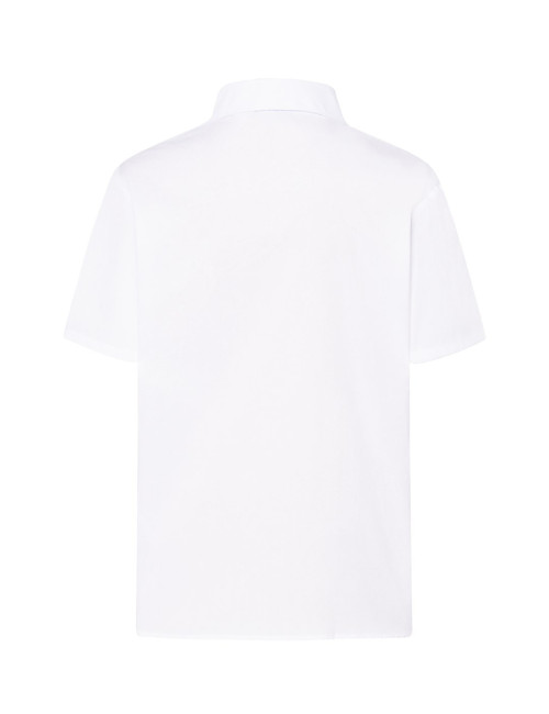 Women`s shl oxf ss wh white shirt Jhk