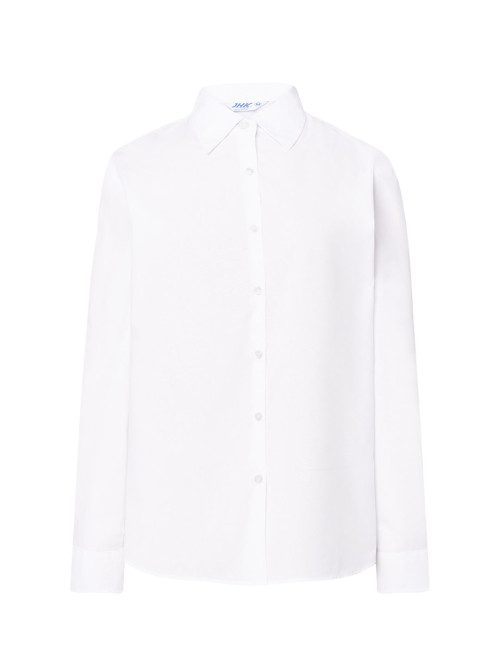 Damen Shl Pop Wh weißes Hemd Jhk