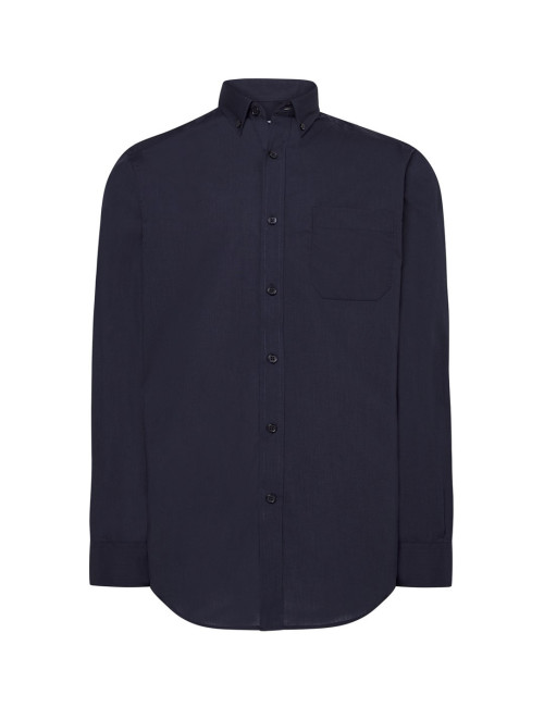 Sha Pop Herrenhemd Marineblau JHK