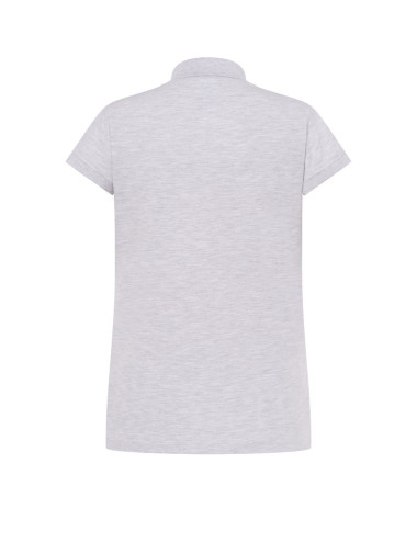 Koszulki polo damska popl 200 popielaty melanż Jhk