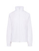 Warmes Damen-Fleece-Sweatshirt 300 g/m2, weißes JHK Polar FLRL 300-Logo