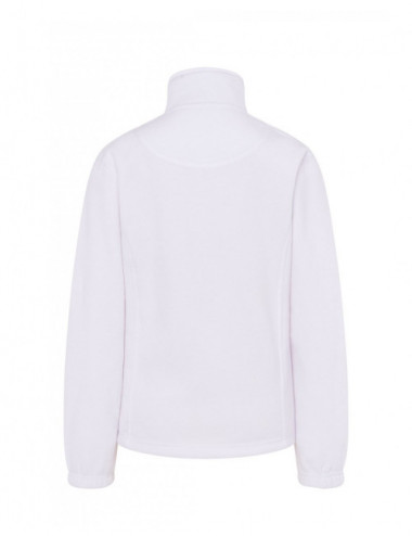 Warmes Damen-Fleece-Sweatshirt 300 g/m2, verstellbarer Boden, Fleece-Flrl 300, weiß, Jhk