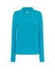 Langarm-Poloshirt POPL 200 LS türkis Jhk