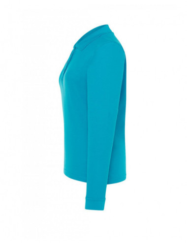 Women`s polo shirts popl 200 ls turquoise Jhk