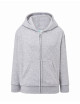 Bluza dresowa dziecięca kid hooded popielaty melanż Jhk