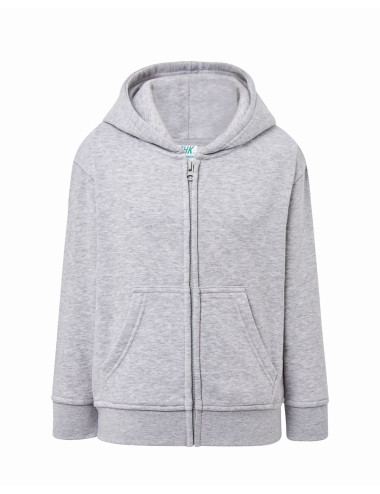 Kid hooded sweatshirt gray melange Jhk