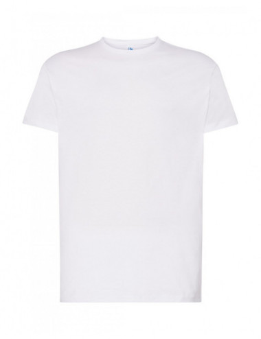 Herren-T-Shirt „TSR 160 DGP-DTG“ mit Digitaldruck, weiß, Jhk