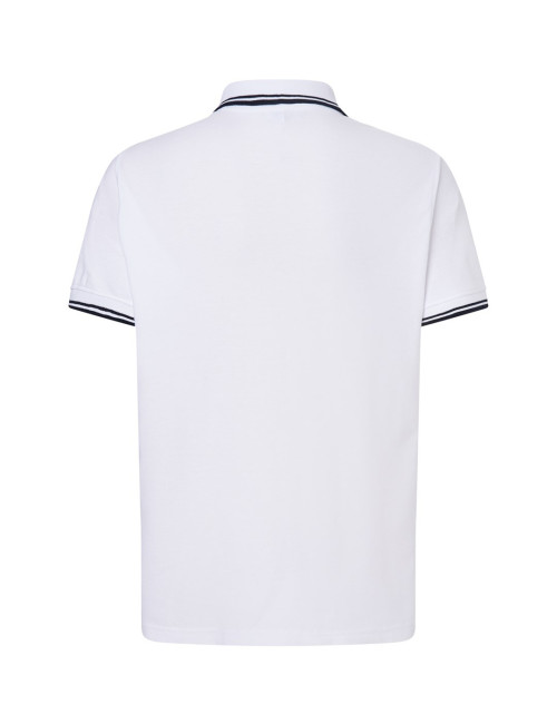 Men`s polo shirts polo pora 210 contrast white/navy Jhk