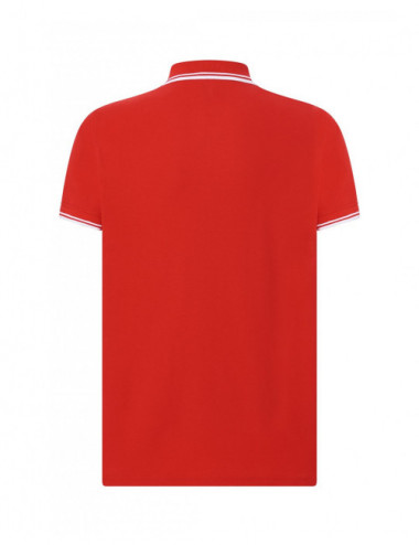 Men`s polo shirts polo pora 210 contrast red/white Jhk