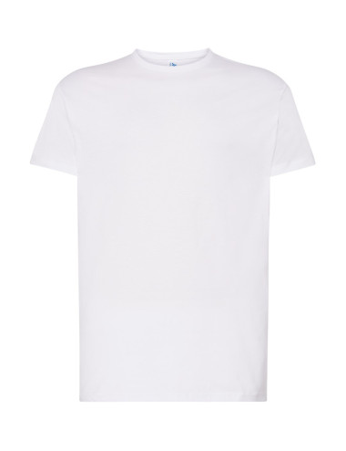 T-Shirt TSR 160 Regular für Herren, gekämmt, weiß, Jhk