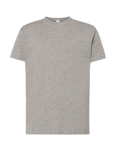 Herren TSR 160 Regular gekämmtes T-Shirt Grau Melange JHK