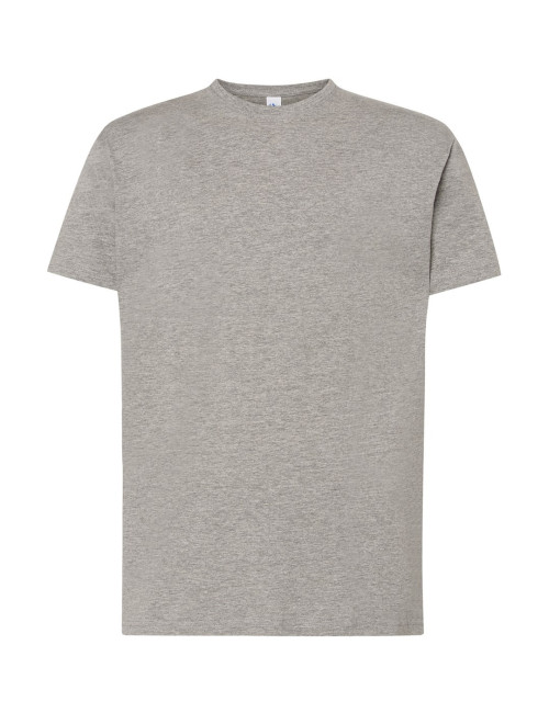 Herren TSR 160 Regular gekämmtes T-Shirt Grau Melange JHK