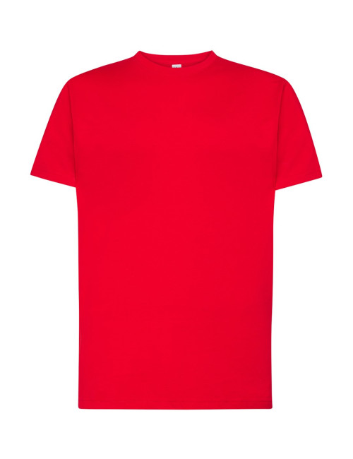 Herren TSR 160 Regular gekämmtes T-Shirt rot Jhk