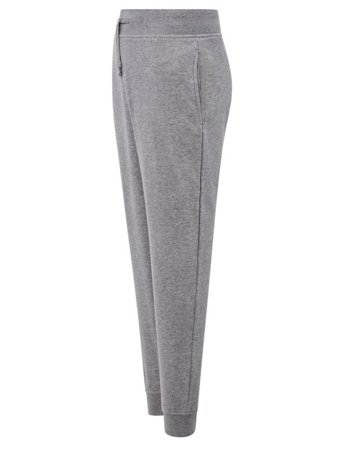 Men`s sweatpants sweats pants cuff man gray melange Jhk