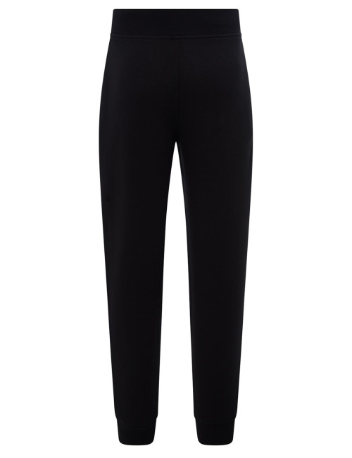 Herren-Jogginghose, Jogginghose, Bündchen, Mann, Schwarz, JHK