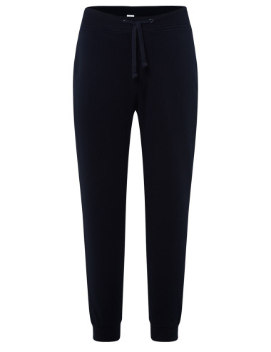 Sweats pants cuff man navy blue Jhk