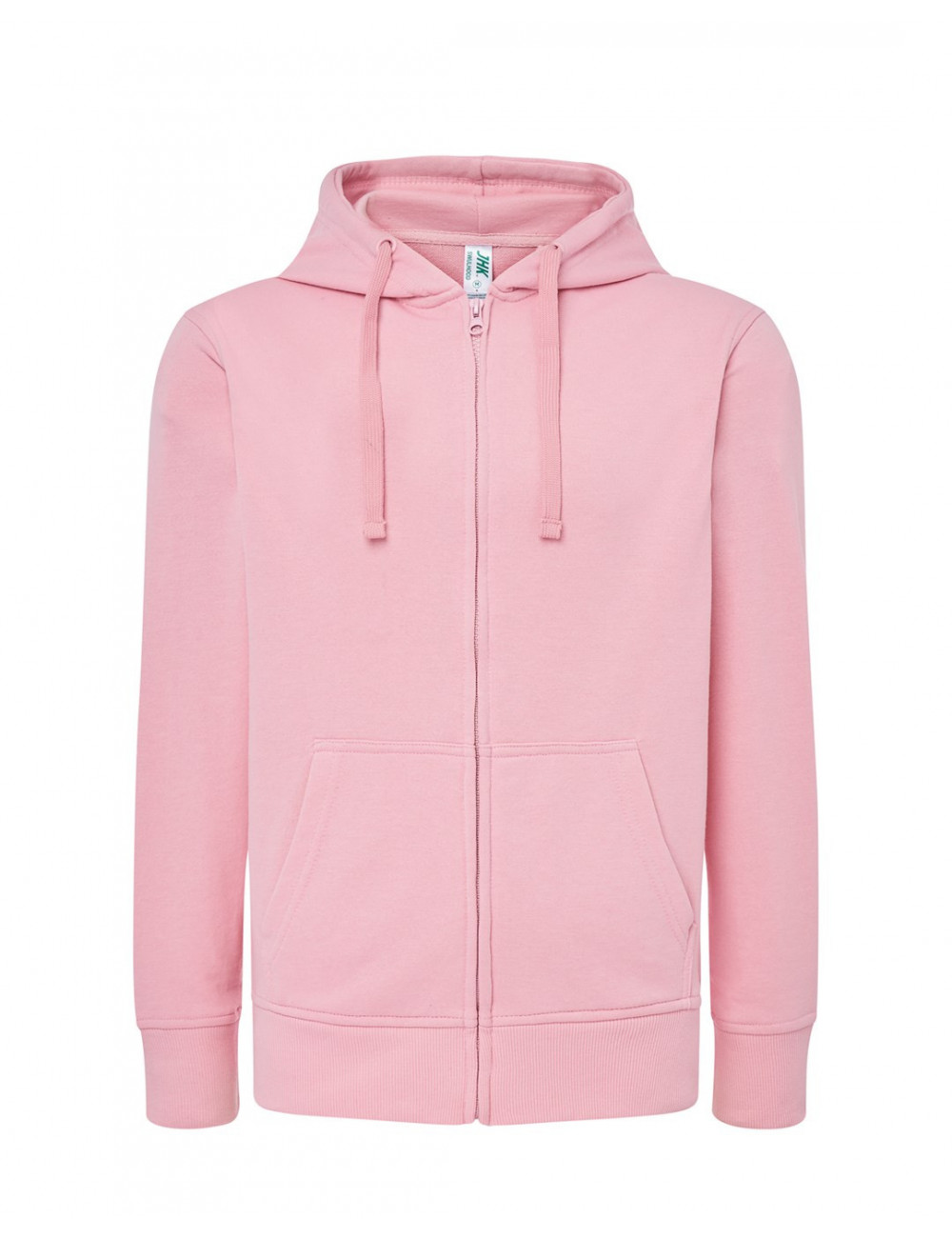 Women`s sweatshirt swul hood full zip pink Jhk