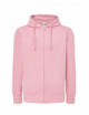 Women`s sweatshirt swul hood full zip pink Jhk