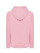 Women`s sweatshirt swul hood full zip pink Jhk