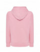 2Damen-Sweatshirt mit Kapuze, durchgehendem Reißverschluss, rosa JHK
