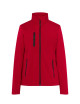 Softhshell lady jacket red Jhk