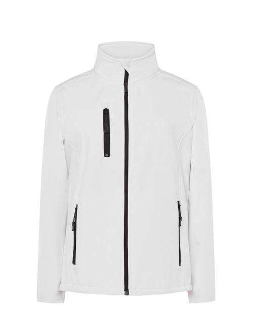 Softhshell lady wh white jacket Jhk