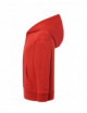 2Kinder-Sweatshirt mit Kapuze, rot, JHK