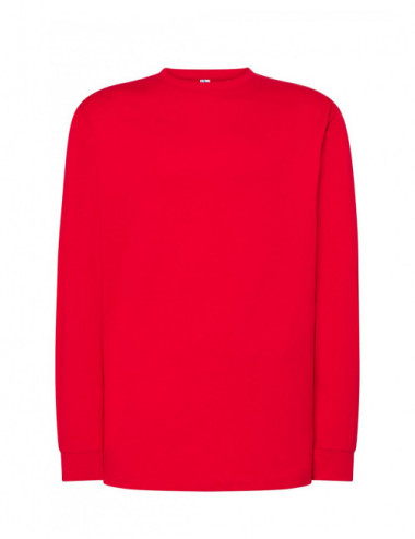 Koszulka męska tsra 170 ls t-shirt czerwony Jhk