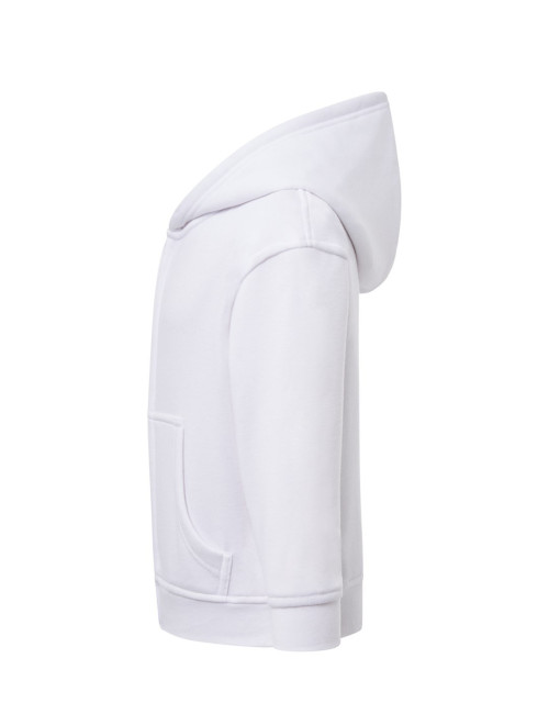 Bluza dresowa dziecięca kid hooded wh white Jhk