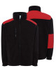 Men`s fleece flra 330 black/red Jhk