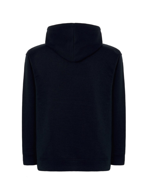 Bluza dresowa męska ocean hooded contrast granatowo/ Jhk