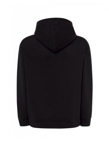 Men`s kangaroo cvc sweatshirt black Jhk