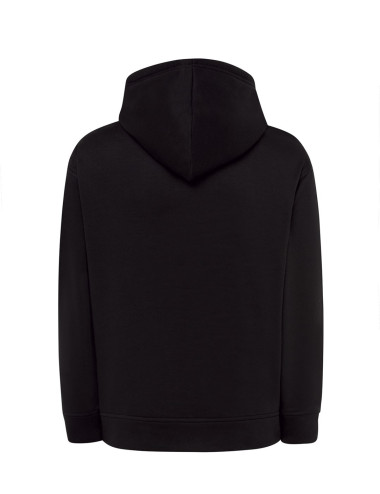 Men`s ocean hooded contrast sweatshirt black/grey melange Jhk
