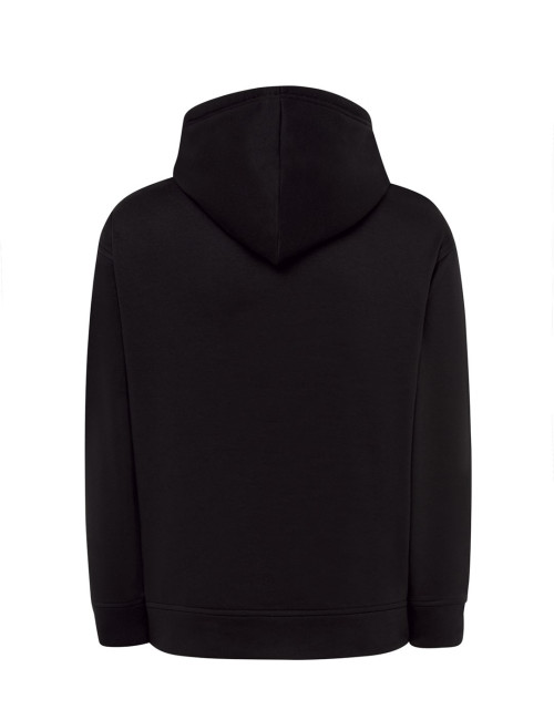 Men`s ocean hooded contrast sweatshirt black/grey melange Jhk